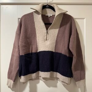 Madewell 3/4 Zip Sweater